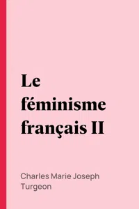 Le féminisme français II_cover