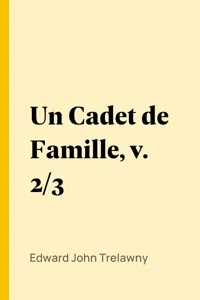 Un Cadet de Famille, v. 2/3_cover