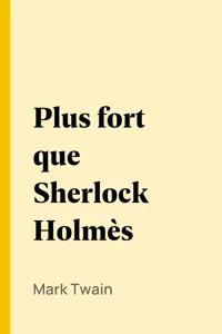 Plus fort que Sherlock Holmès_cover