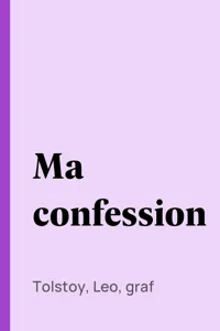 Ma confession_cover