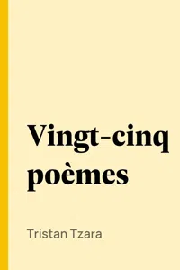 Vingt-cinq poèmes_cover