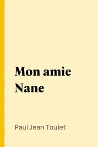 Mon amie Nane_cover