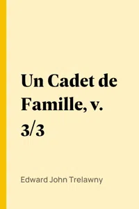 Un Cadet de Famille, v. 3/3_cover