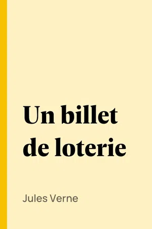 Un billet de loterie