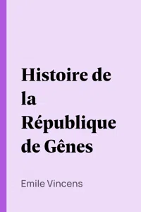 Histoire de la République de Gênes_cover