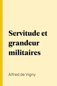 Servitude et grandeur militaires_cover