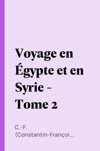 Voyage en Égypte et en Syrie - Tome 2_cover