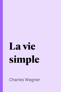 La vie simple_cover