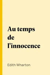 Au temps de l'innocence_cover