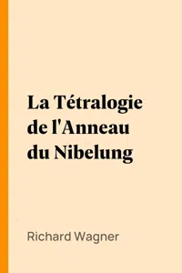 La Tétralogie de l'Anneau du Nibelung_cover