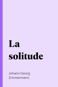 La solitude_cover