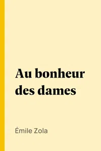 Au bonheur des dames_cover