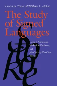 The Study of Signed Languages_cover