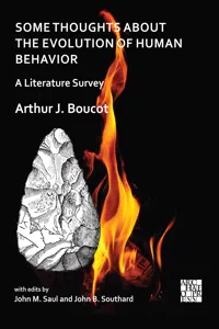 Some Thoughts about the Evolution of Human Behavior: A Literature Survey_cover