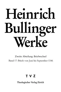 Briefe von Juni bis September 1546_cover