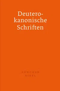 Zürcher Bibel - Separata Deuterokanonische Schriften_cover