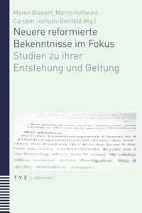 Neuere reformierte Bekenntnisse im Fokus_cover