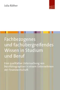 Fachbezogenes und fachübergreifendes Wissen in Studium und Beruf_cover