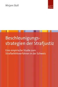 Beschleunigungsstrategien der Strafjustiz_cover