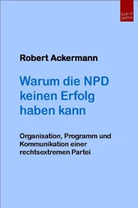 Warum die NPD keinen Erfolg haben kann_cover