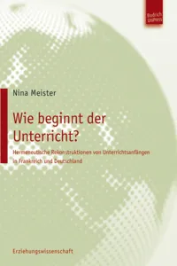 Wie beginnt der Unterricht?_cover