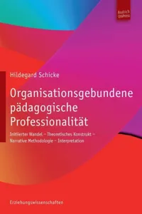 Organisationsgebundene pädagogische Professionalität_cover