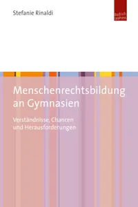 Menschenrechtsbildung an Gymnasien_cover