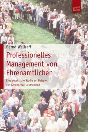 Professionelles Management von Ehrenamtlichen