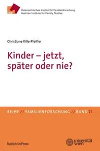 Kinder – jetzt, später oder nie?_cover