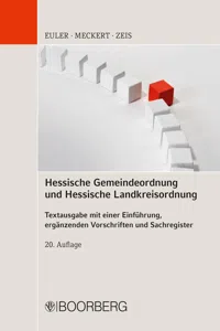 Hessische Gemeindeordnung und Hessische Landkreisordnung_cover