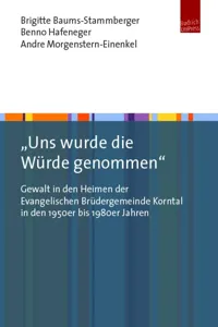 "Uns wurde die Würde genommen"_cover