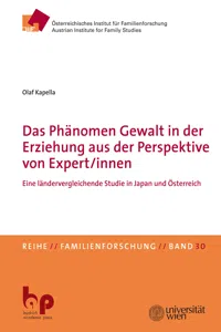 Das Phänomen Gewalt in der Erziehung aus der Perspektive von Expert/innen_cover