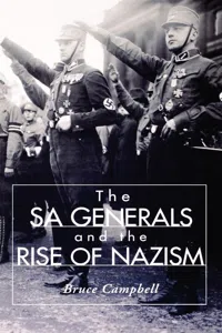 The SA Generals and the Rise of Nazism_cover