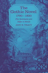 The Gothic Novel 1790–1830_cover