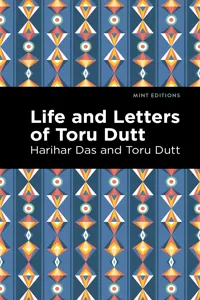 Life and Letters of Toru Dutt_cover