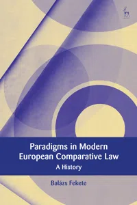 Paradigms in Modern European Comparative Law_cover