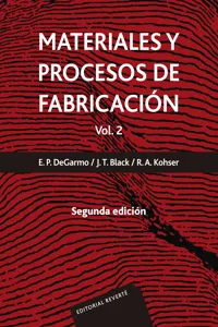 Materiales y procesos de fabricación. Vol. 2_cover