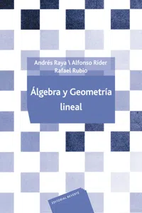 Álgebra y geometría lineal_cover