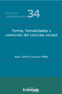 Forma, formalidades y contenido del contrato estatal_cover
