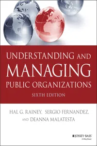 Understanding and Managing Public Organizations_cover