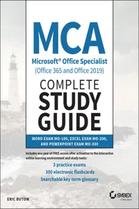 MCA Microsoft Office Specialist Complete Study Guide_cover