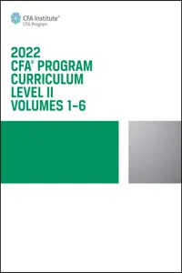 2022 CFA Program Curriculum Level II Box Set_cover