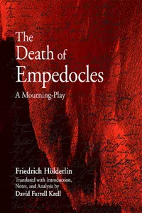 The Death of Empedocles_cover