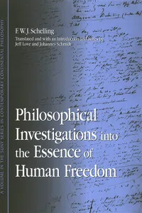 Philosophical Investigations into the Essence of Human Freedom_cover