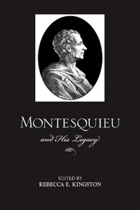 Montesquieu and His Legacy_cover