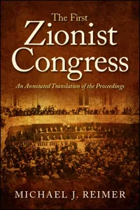 The First Zionist Congress_cover