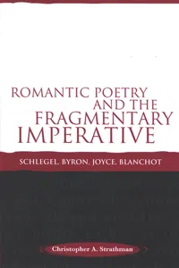 Romantic Poetry and the Fragmentary Imperative_cover