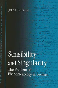 Sensibility and Singularity_cover