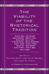 The Viability of the Rhetorical Tradition_cover