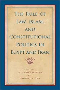 The Rule of Law, Islam, and Constitutional Politics in Egypt and Iran_cover